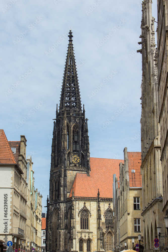 Fototapeta premium St. Lamberti Kirche (Lambertikirche) Münster Westfalen