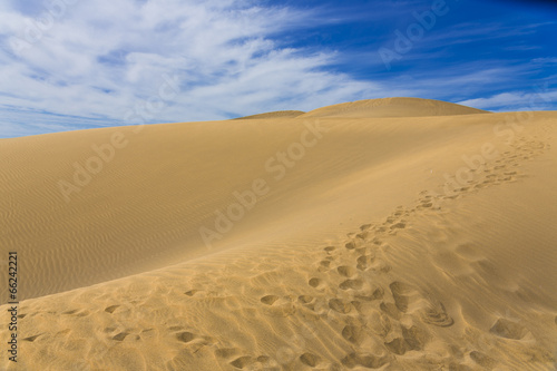 Maspalomas Duna - Desert in Canary island Gran Canaria