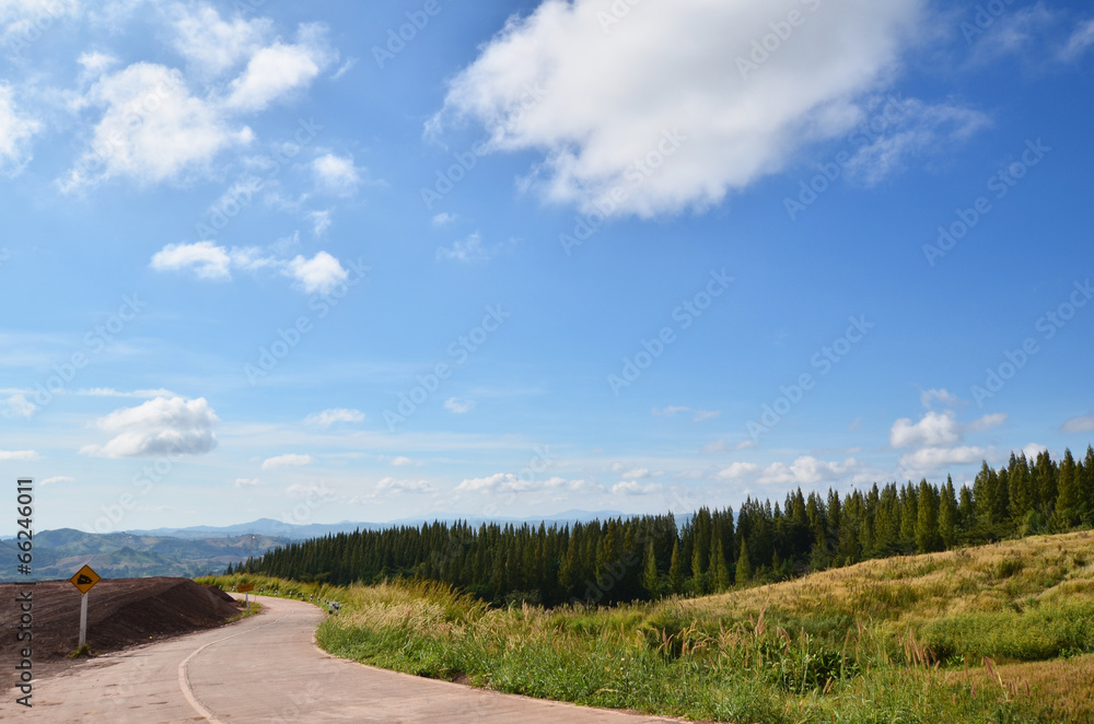 Road on the Mountain