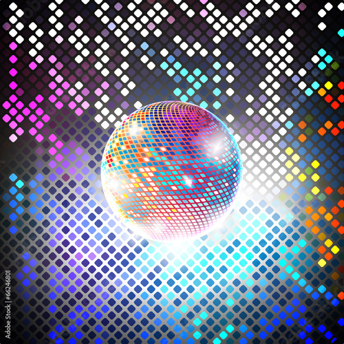 disco party vector background