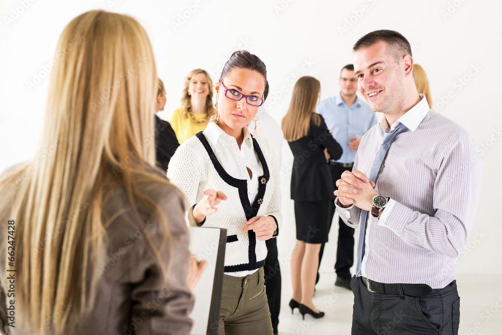 Business people discussing Business people discussing