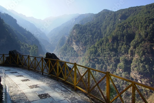 Trekking in Cangshan mountains, Dali, Yunnan province, China