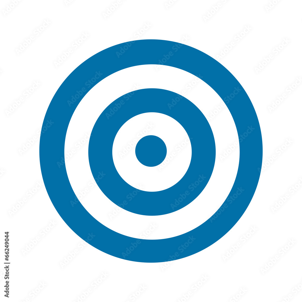 Blue target icon Blue target icon
