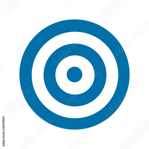 Blue target icon