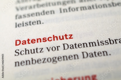 Datenschutz