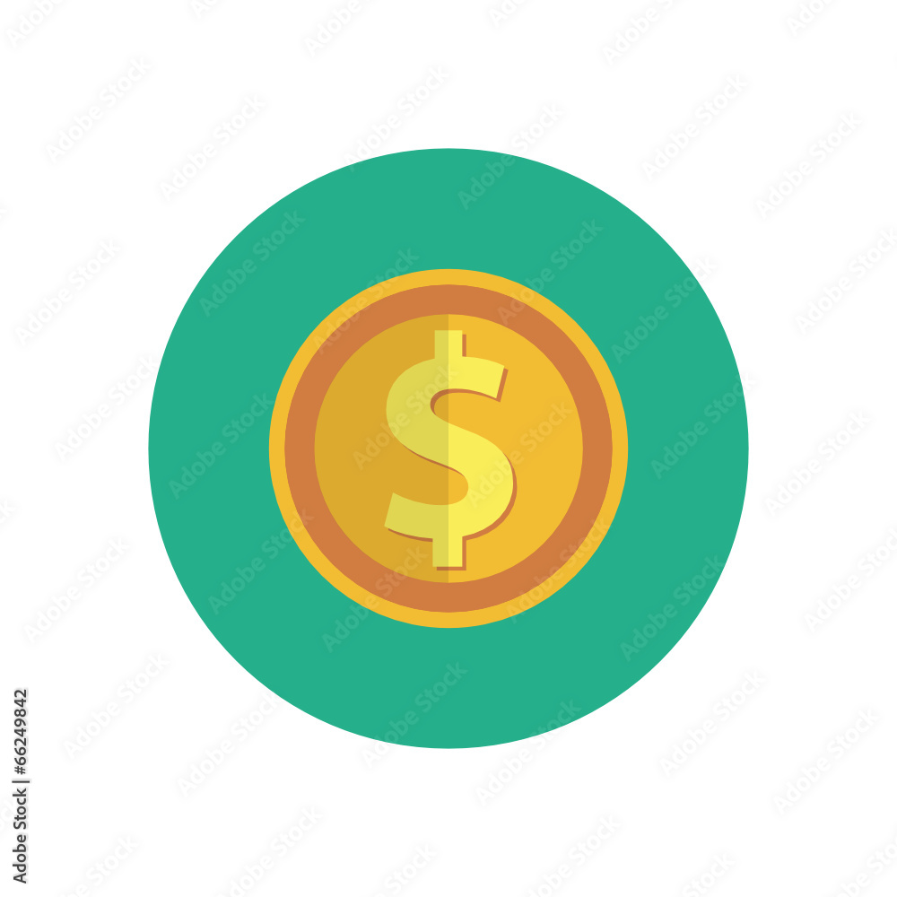Coin - Vector icon Coin - Vector icon