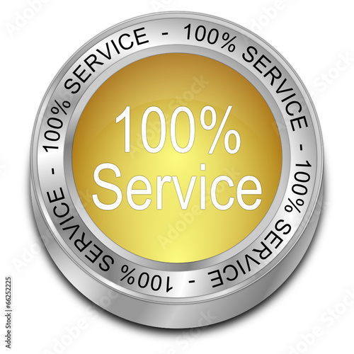 100% Service Button