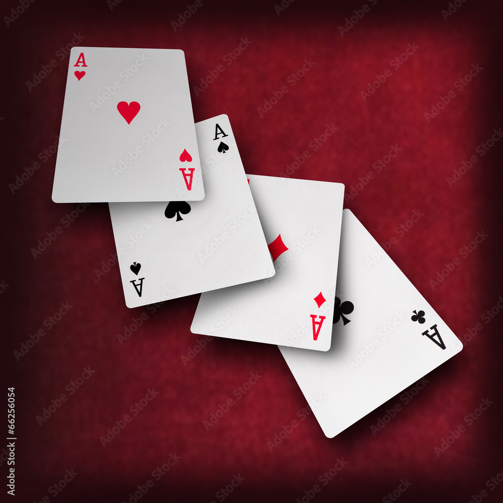 Obraz premium Playing cards poker casino