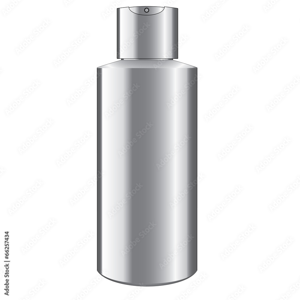 Aluminum canister on white. Raster Aluminum canister on white. Raster