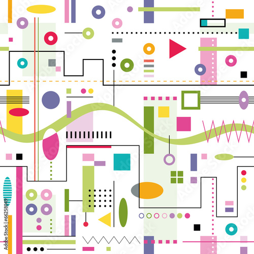 trendy colorful abstract pa...