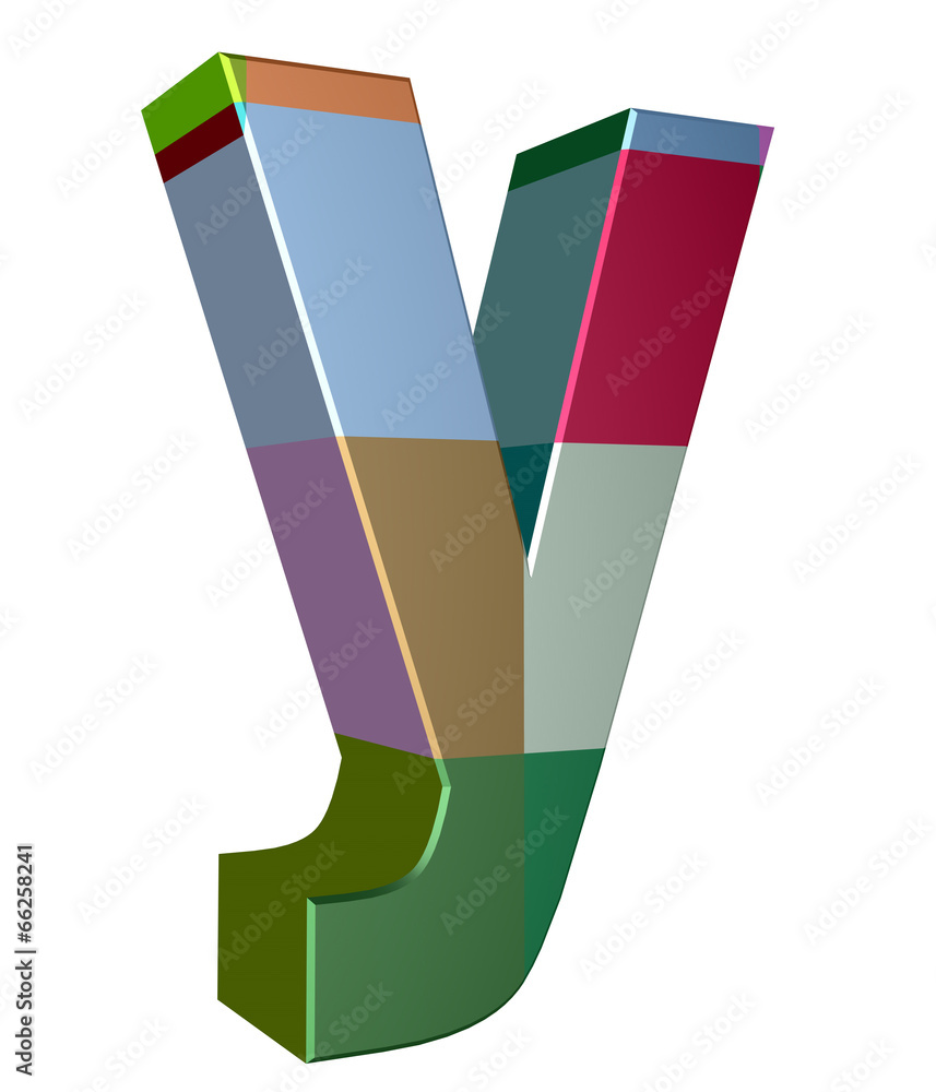 3d letter collection - Small cases - y 3d letter collection - Small cases - y
