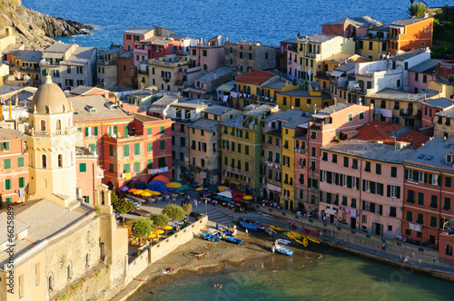 Village of Vernazza in Cinqueterre, Italy