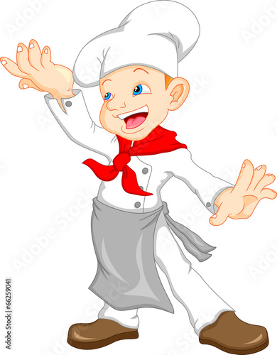 boy chef cartoon
