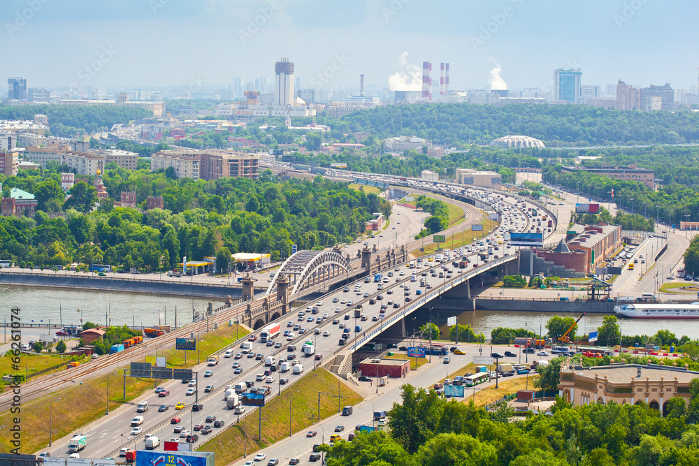 Moscow - city landscape, the Third Ring Road