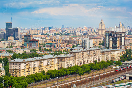 Krajobraz miasta Moskwy, historyczna część miasta