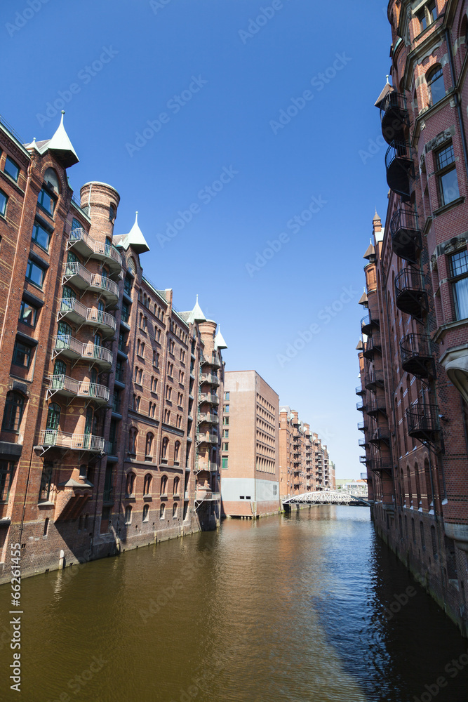 Speicherstadt in Hamburg, Germany