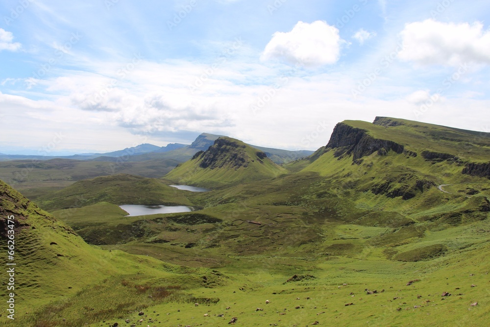 Fototapeta premium Panorama Skye, Needle and Prison