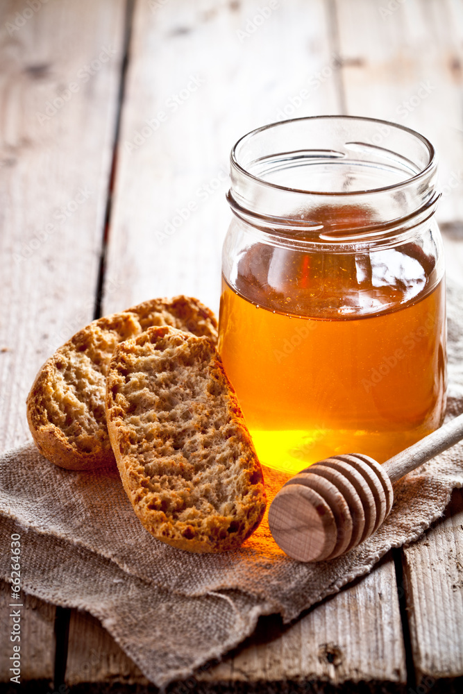 crackers and honey crackers and honey