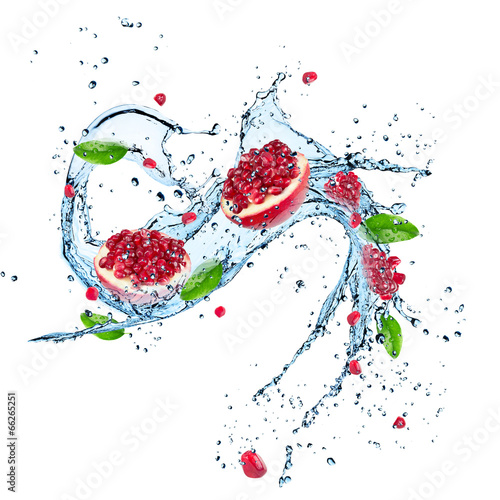 Ripe pomegranate
