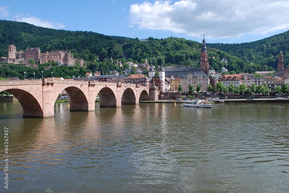 Heidelberg Schloss Alte Brücke Heiliggeistkirche Jesuitenkirche