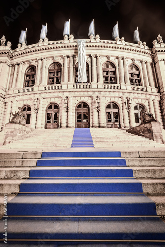 Photography Philharmonic orchestra building ,Prague,Czech Republic.
