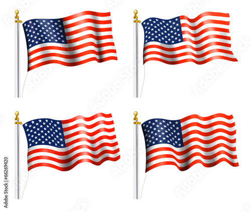 American Flag Vector