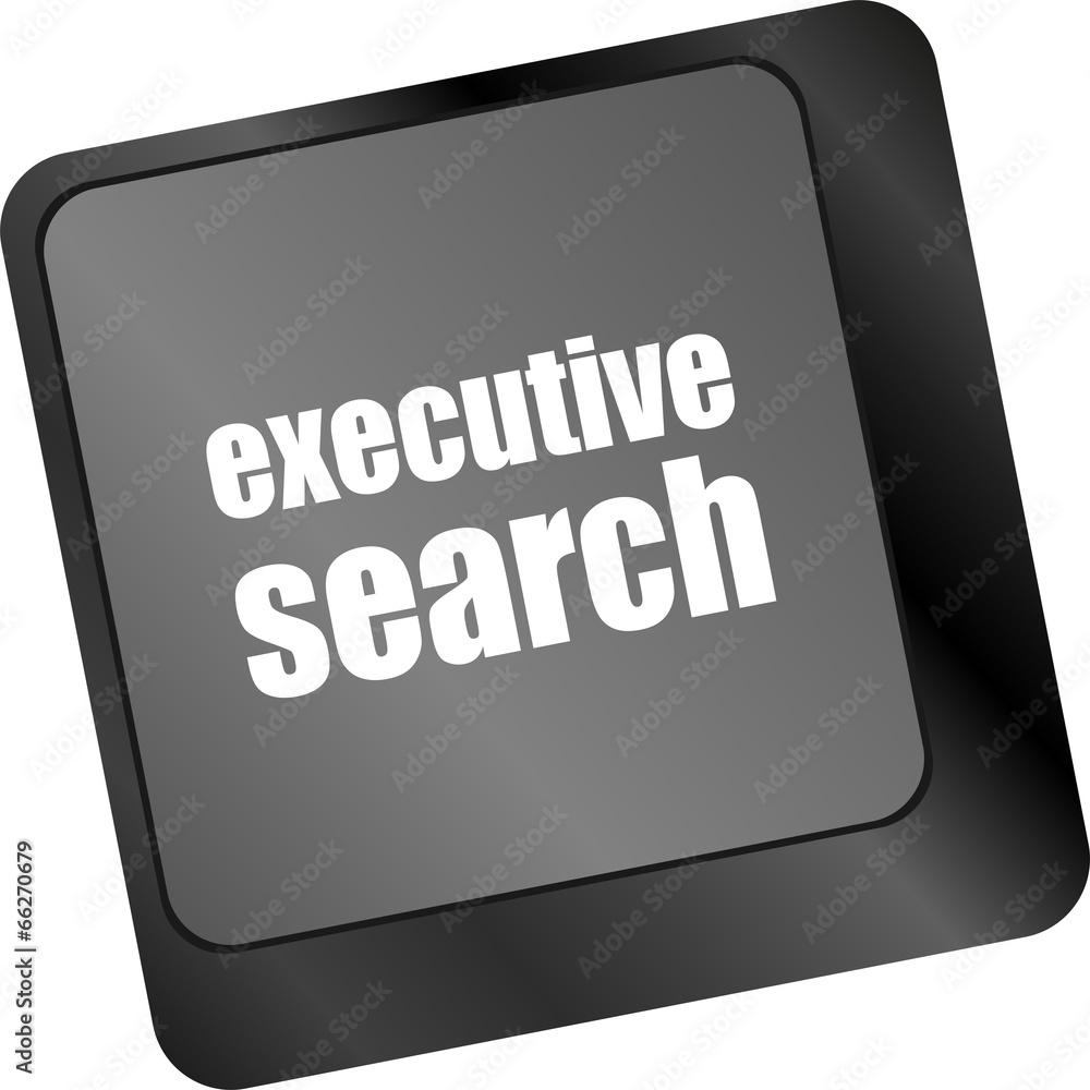 executive search button on the keyboard close-up, raster executive search button on the keyboard close-up, raster