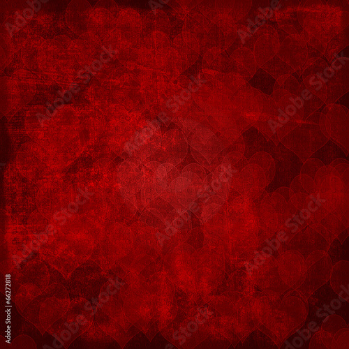 Valentine's day background with hearts