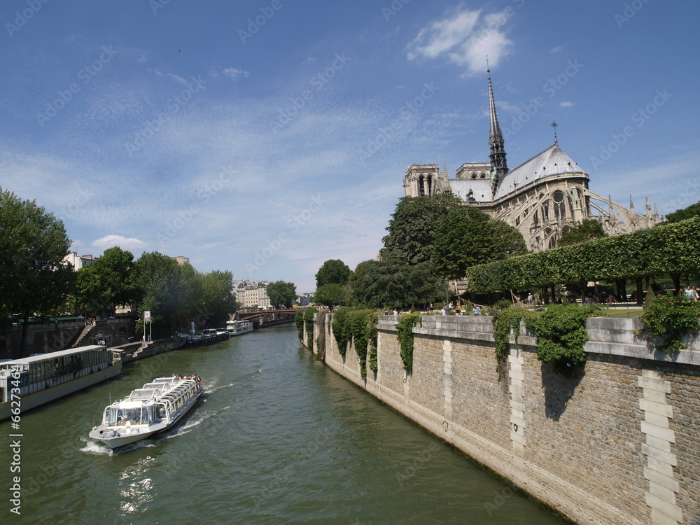 Naklejka premium Catedral de Notre Dame en París