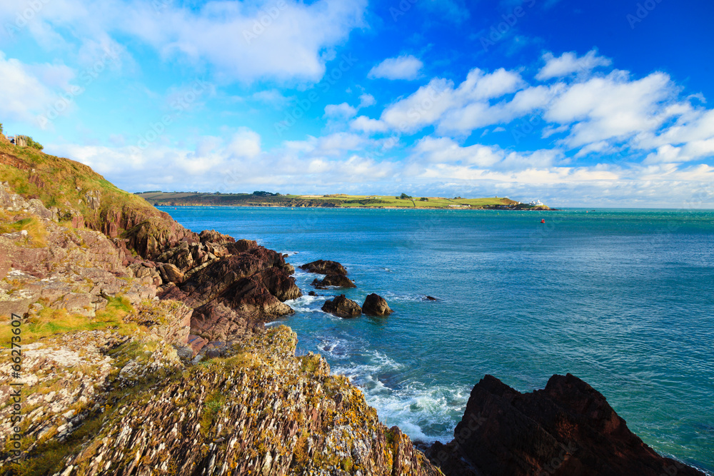 Irish landscape. coastline atlantic coast County Cork, Ireland Irish landscape. coastline atlantic coast County Cork, Ireland