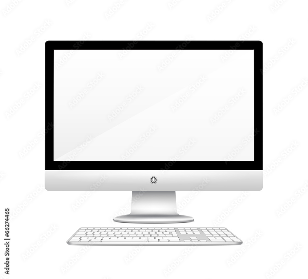 Vector Realistic Computer Vector Realistic Computer