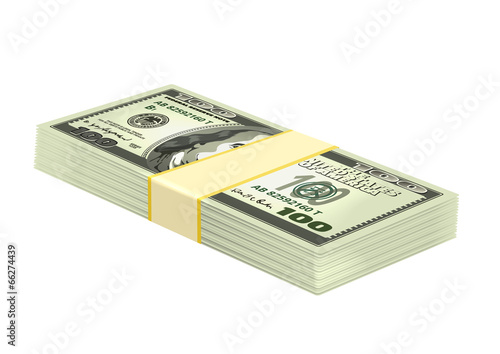 Vector Stack of Money