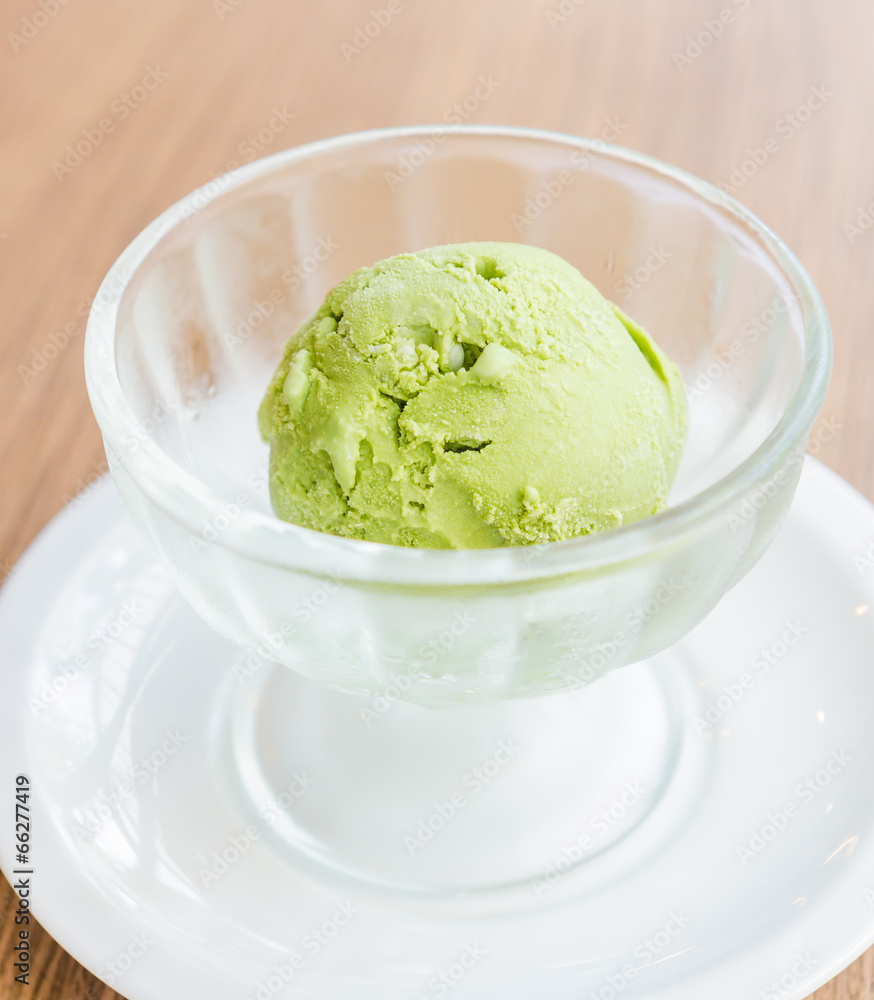 Ice cream green tea Ice cream green tea
