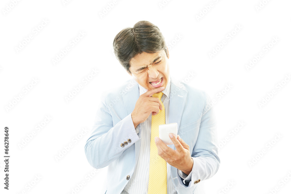 苦悩するビジネスマン