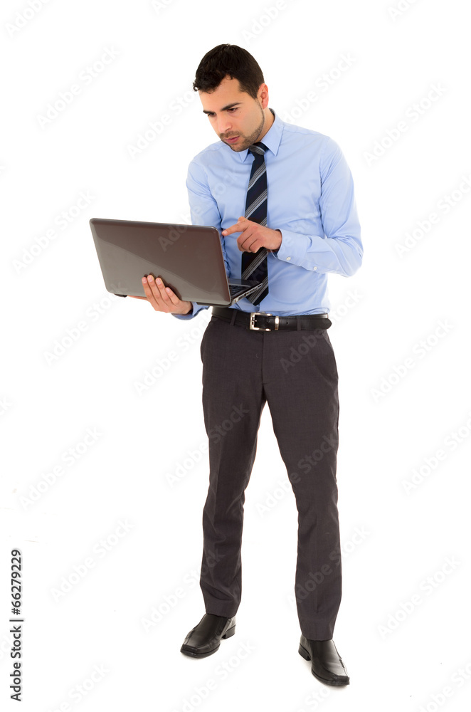 Office Man with laptop