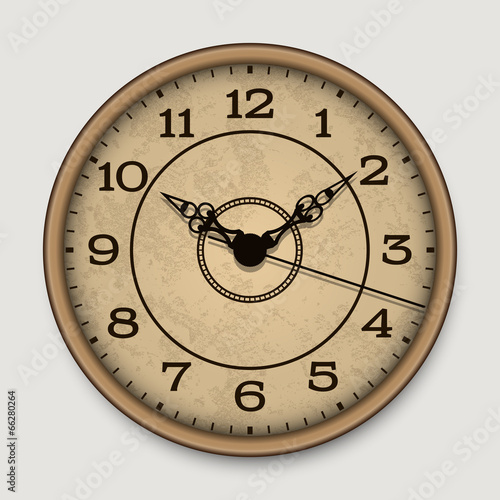 Old antique wall clock