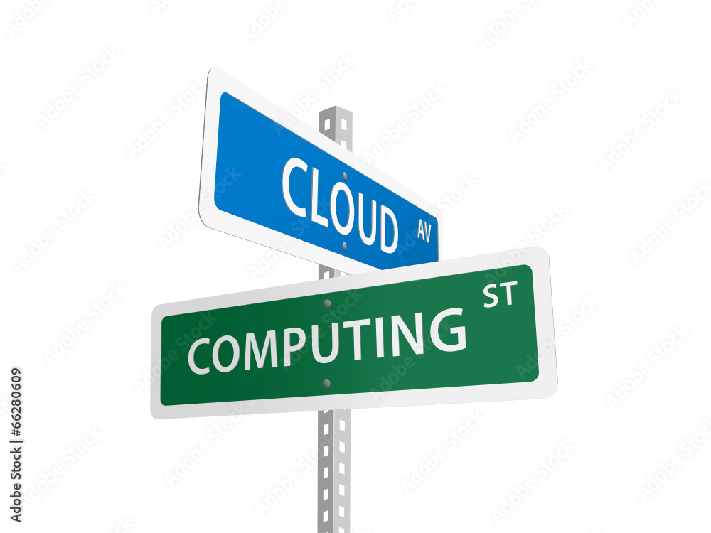 CLOUD COMPUTING Street signs (virtual storage network) CLOUD COMPUTING Street signs (virtual storage network)