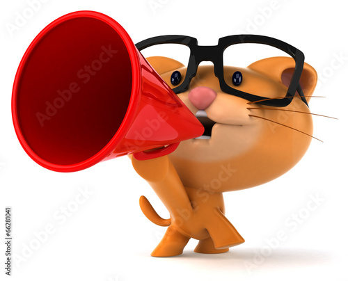 Cuadro en lienzo Cat