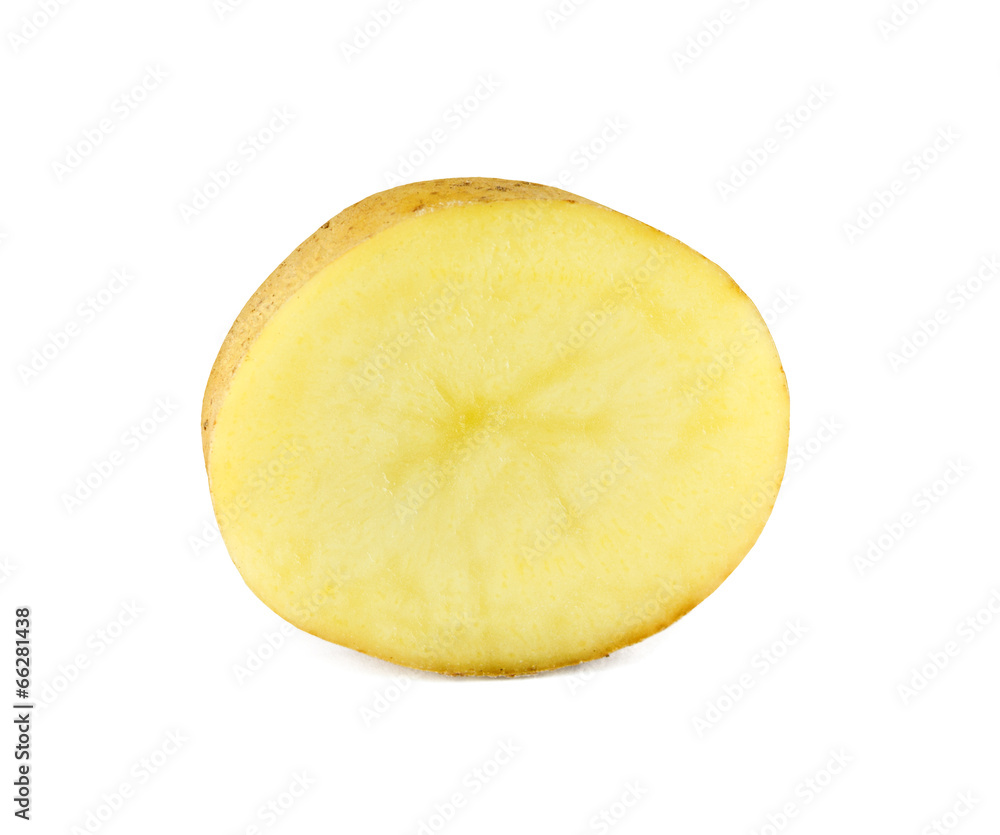 Fresh potato slice