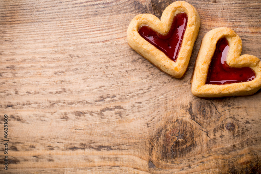 Heart cookies. Heart cookies.