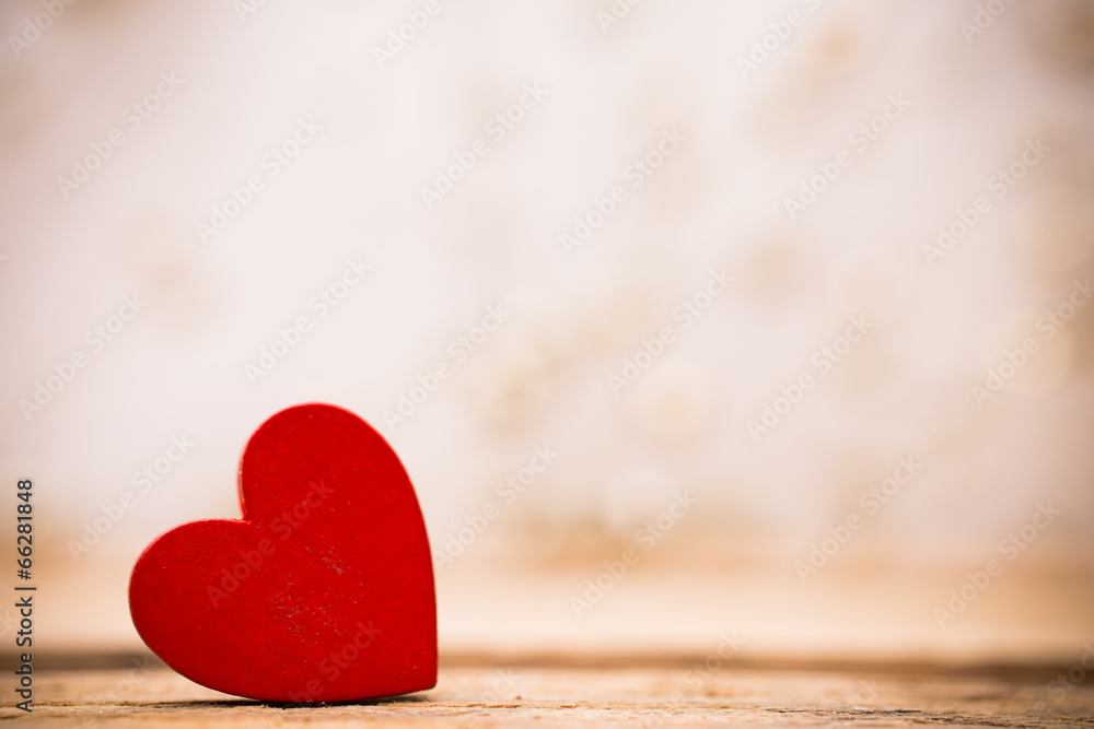 Red heart. Red heart.