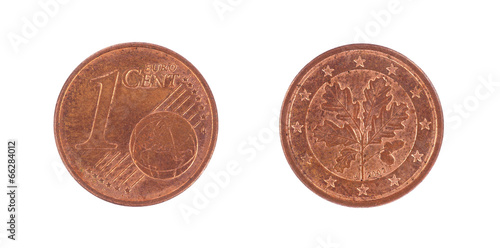 One euro cents coin