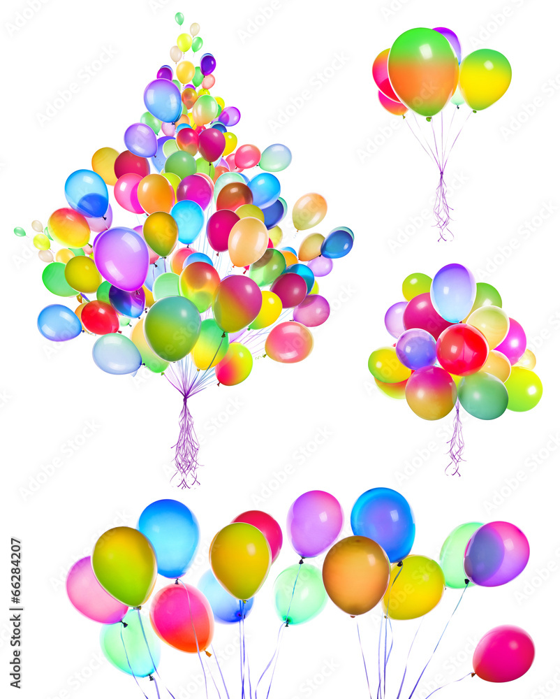 flying balloons isolated flying balloons isolated