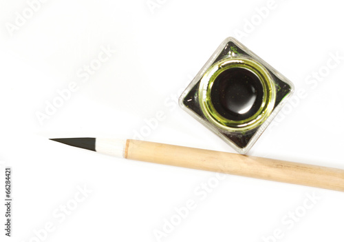 Wallpaper Mural Paintbrush isolated on white background Torontodigital.ca