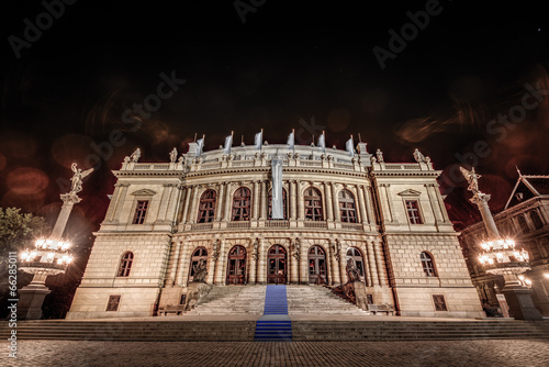 Philharmonic orchestra building ,Prague,Czech Republic. photo