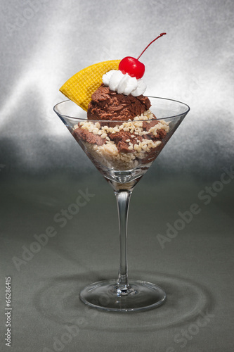 Schwarzwaelder Kirsch ice cream photo