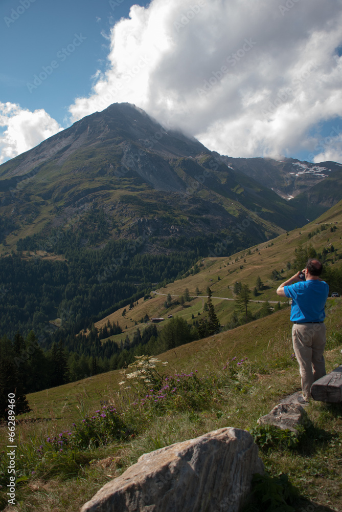 Naklejka premium Sur la route du Grossglockner