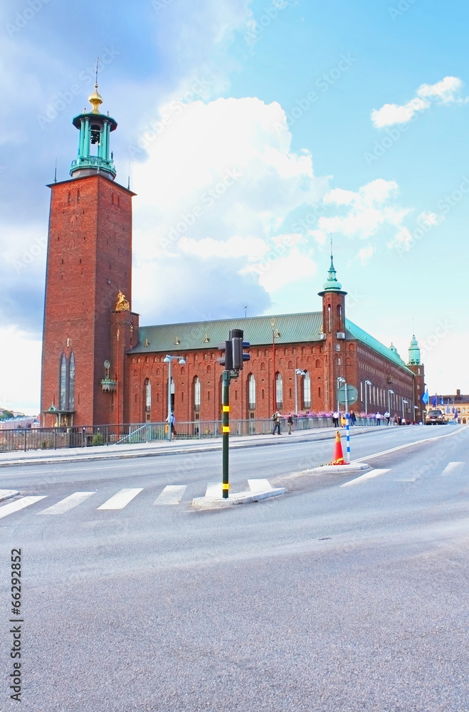 Obraz premium City Hall in Stockholm, Sweden