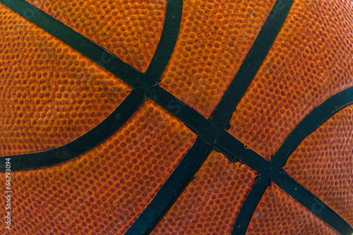 old used basketball close up © Gabriel Cassan
