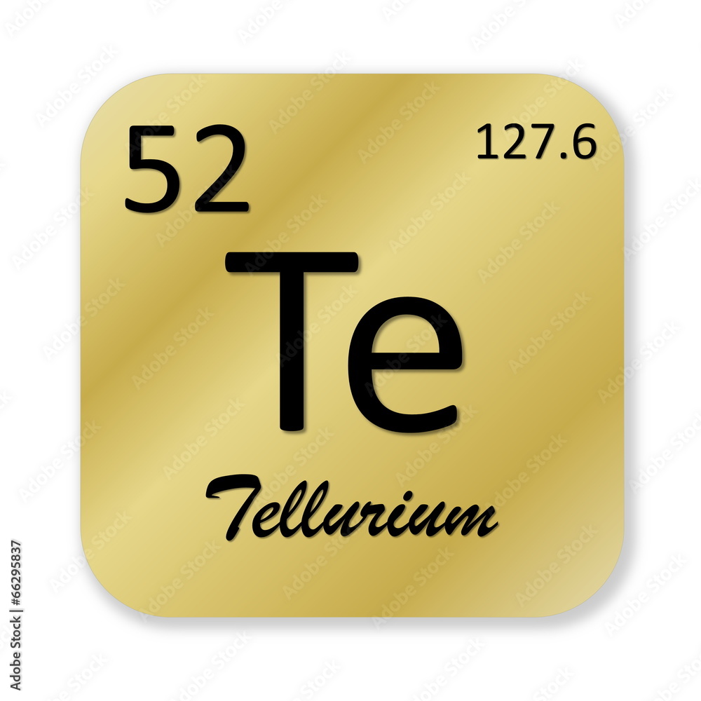 Tellurium element Tellurium element